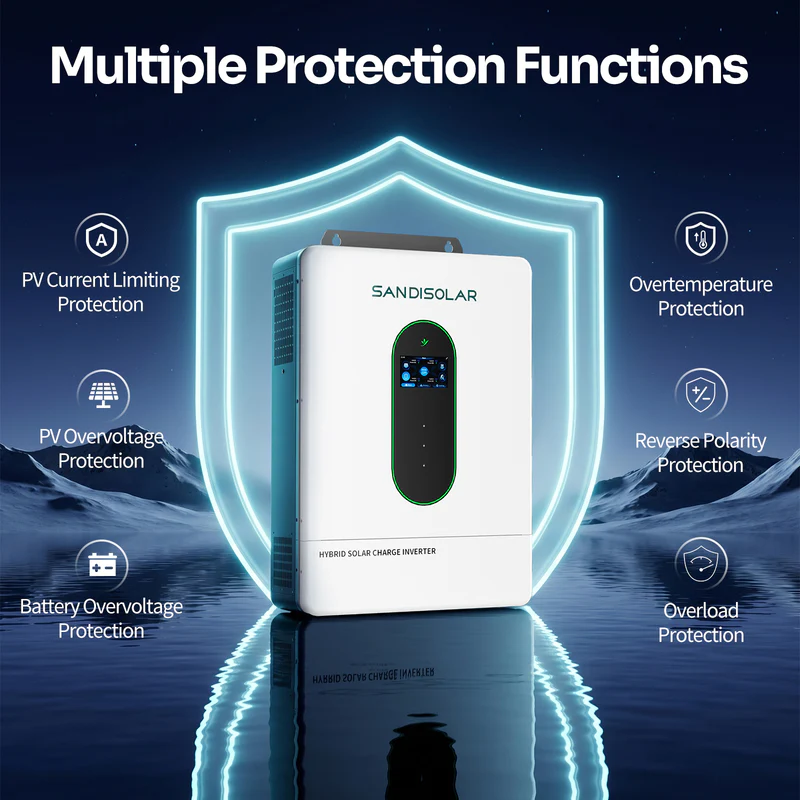 SANDISOLAR 12KW Split Phase Hybrid Inverter with Parallel Function - Image 5