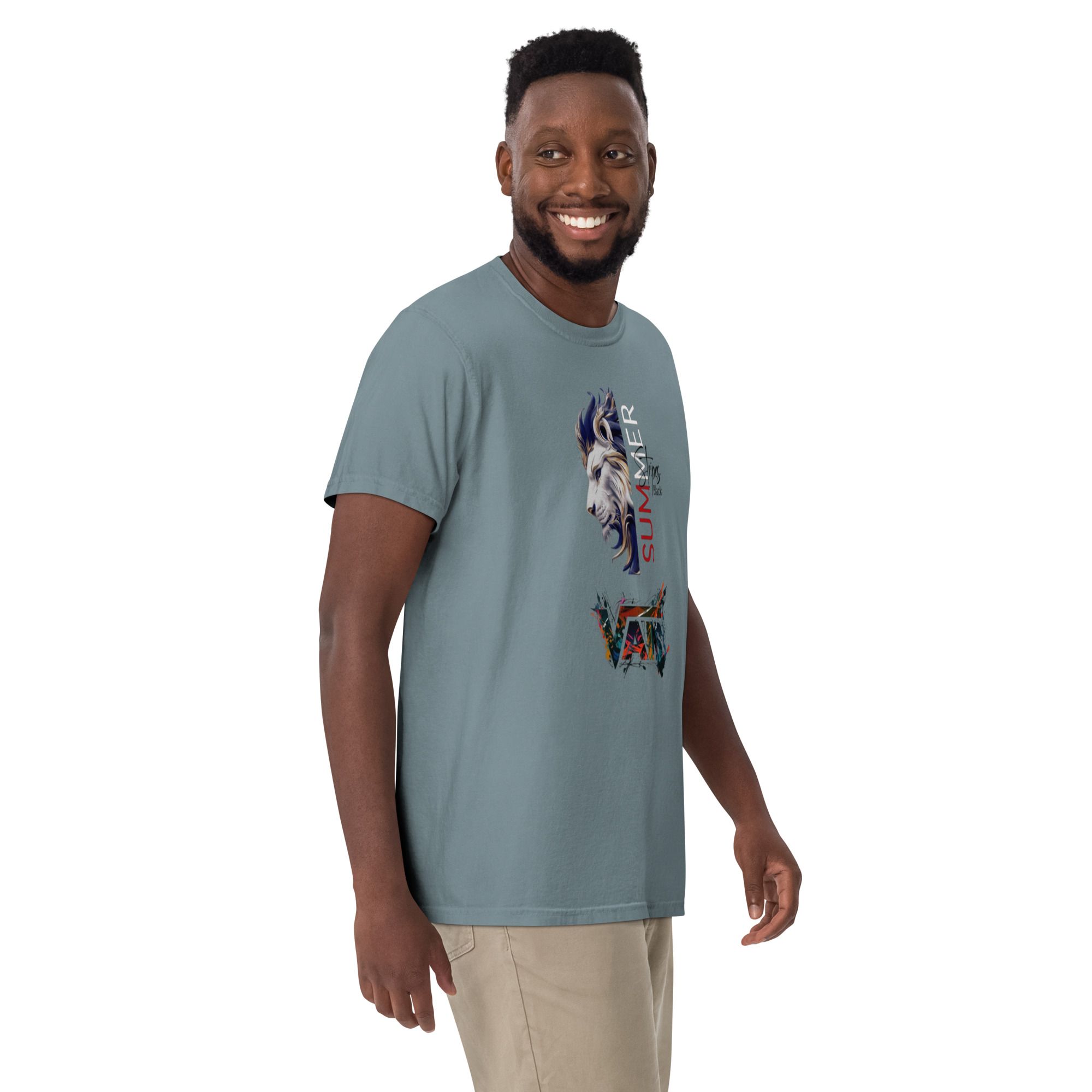 Unisex garment-dyed heavyweight t-shirt - Image 24