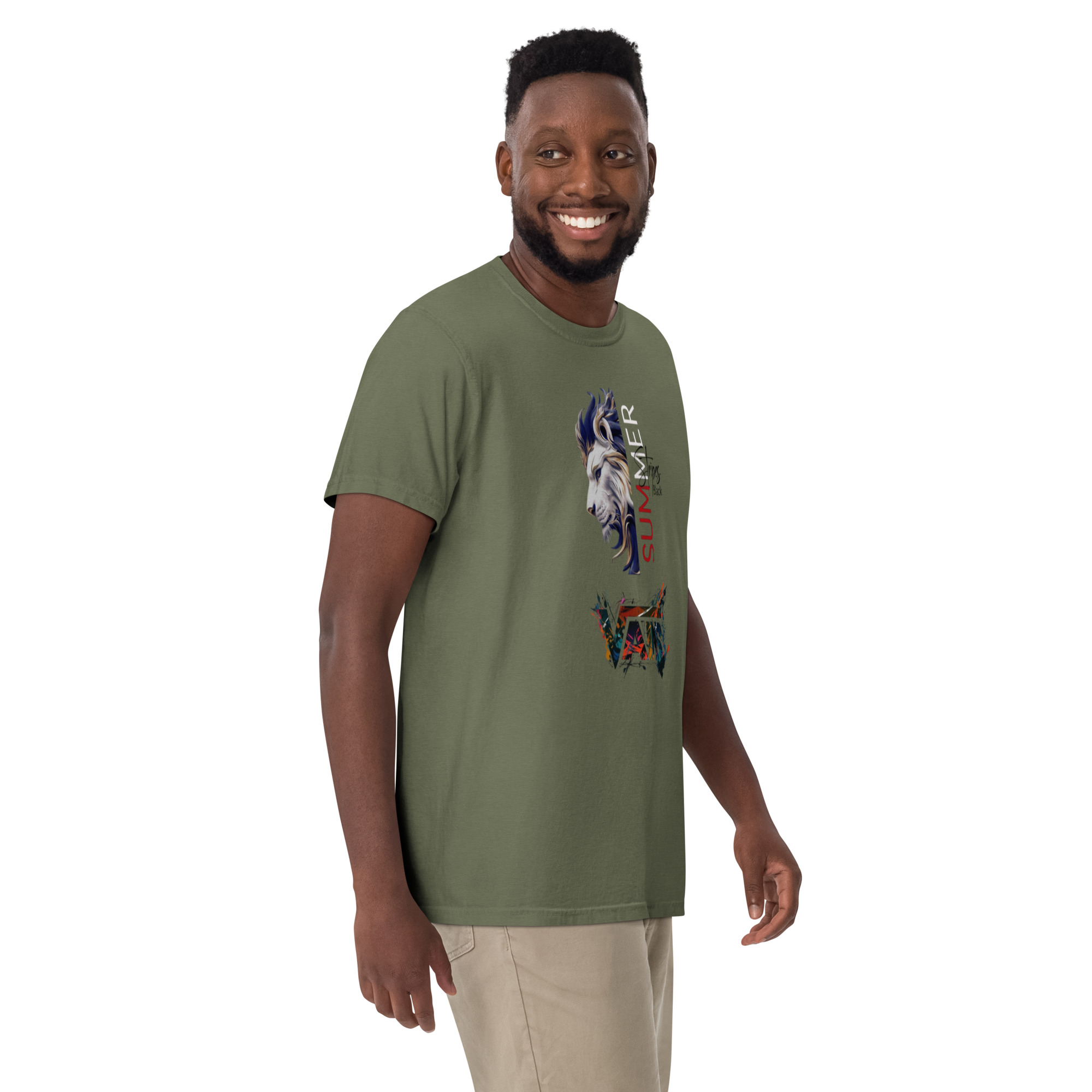 Unisex garment-dyed heavyweight t-shirt - Image 22