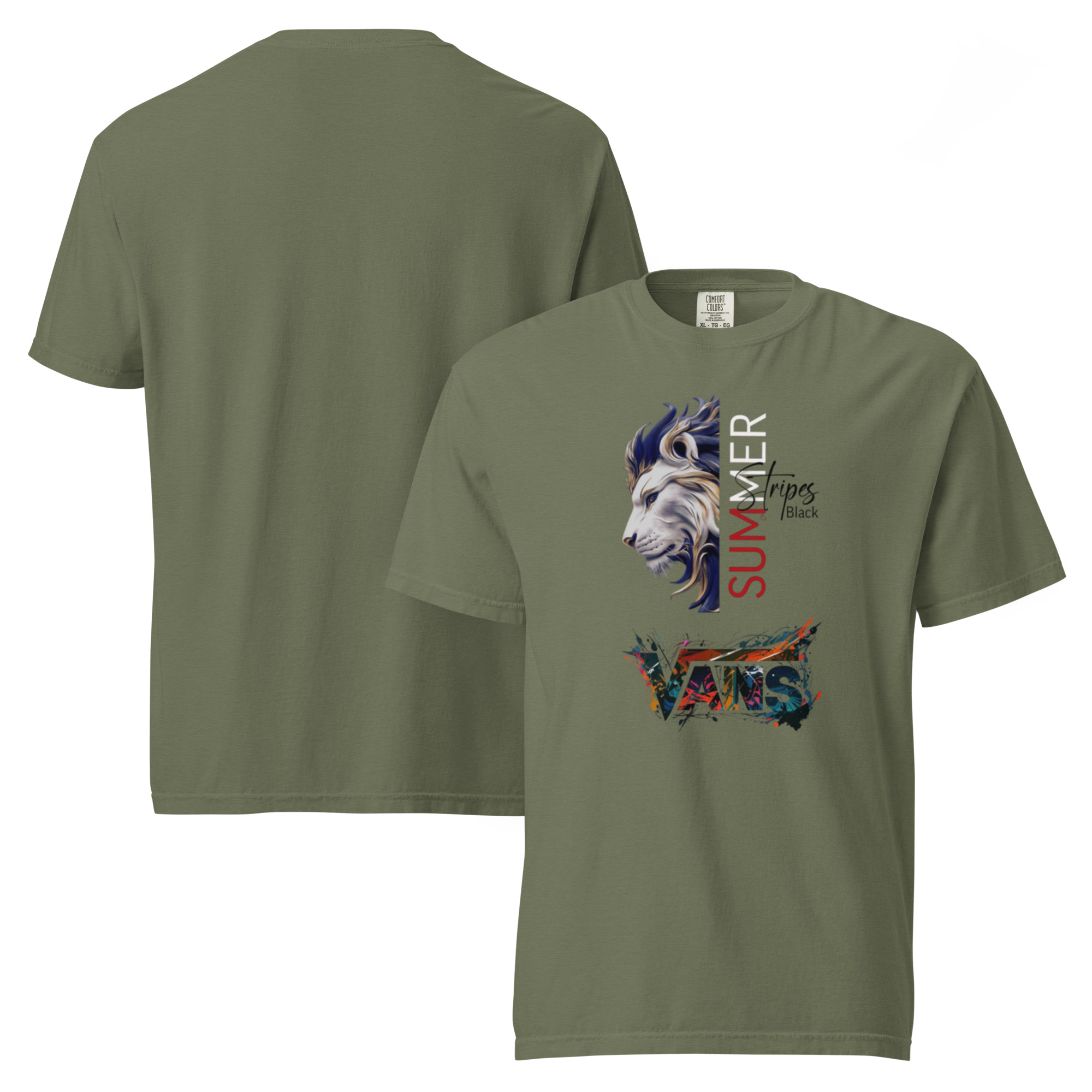 Unisex garment-dyed heavyweight t-shirt - Image 15