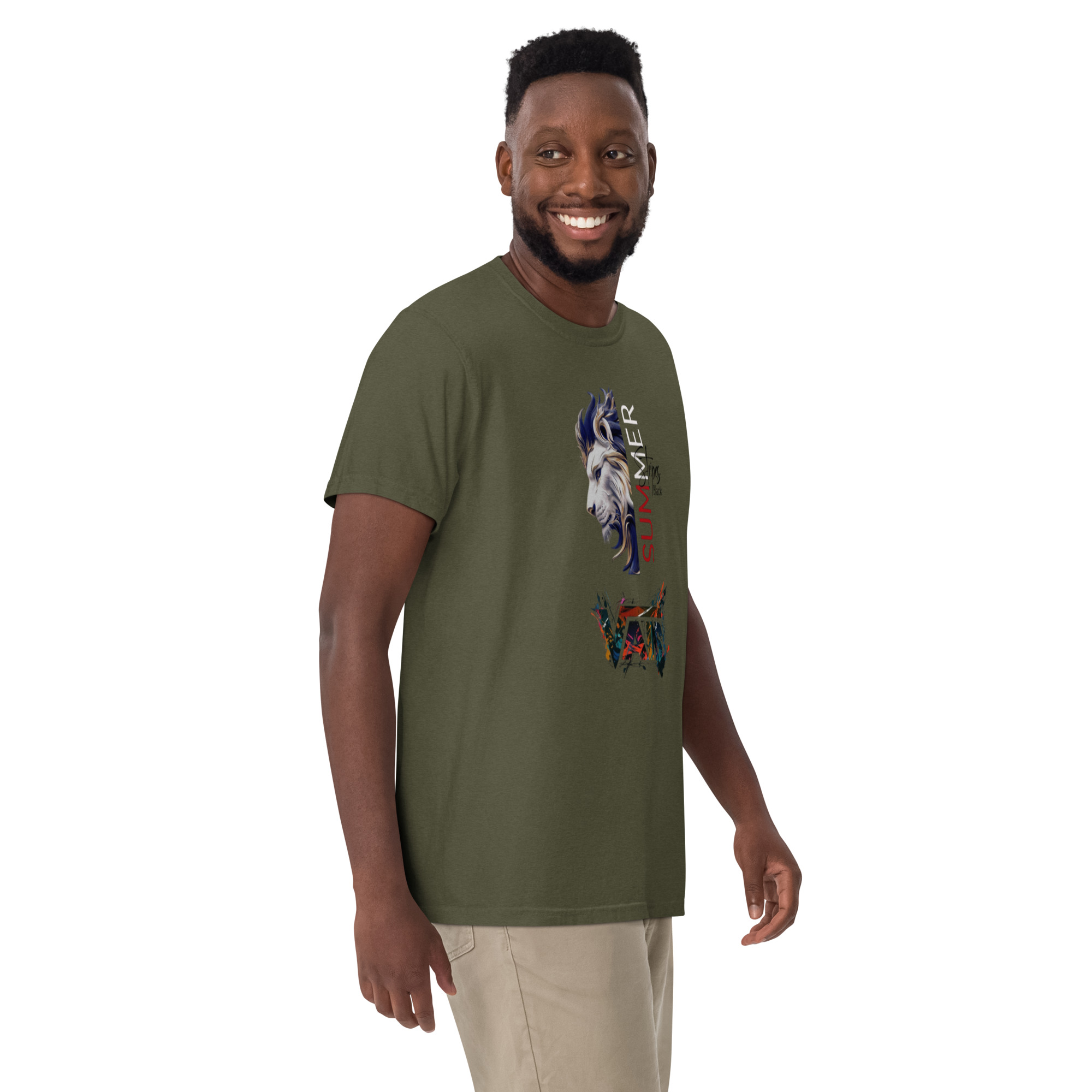 Unisex garment-dyed heavyweight t-shirt - Image 23