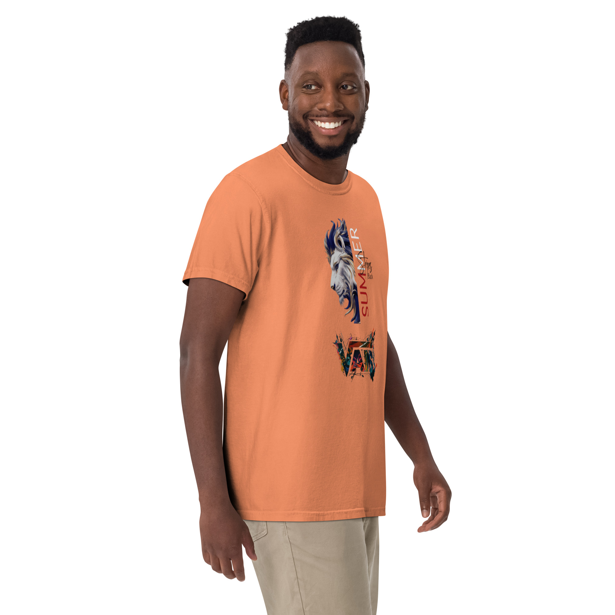 Unisex garment-dyed heavyweight t-shirt - Image 25