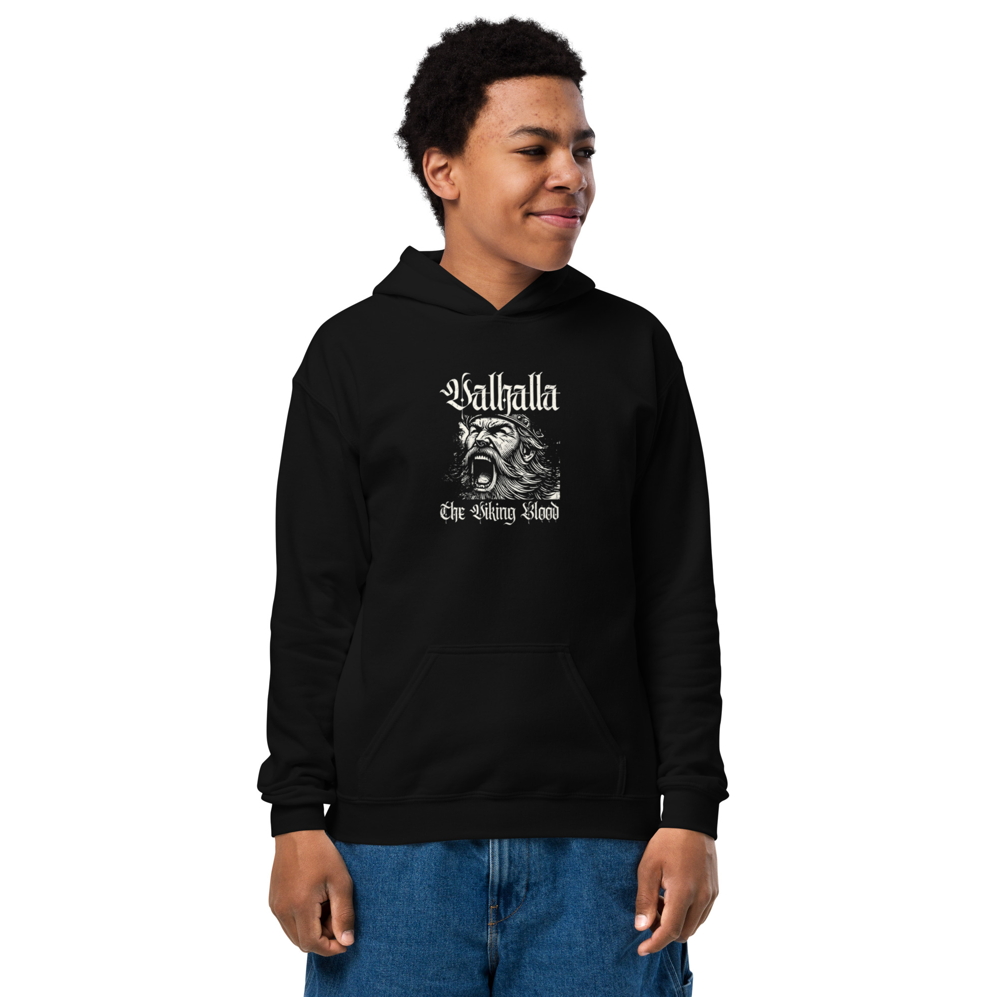 Valhalla Youth heavy blend hoodie - Image 5