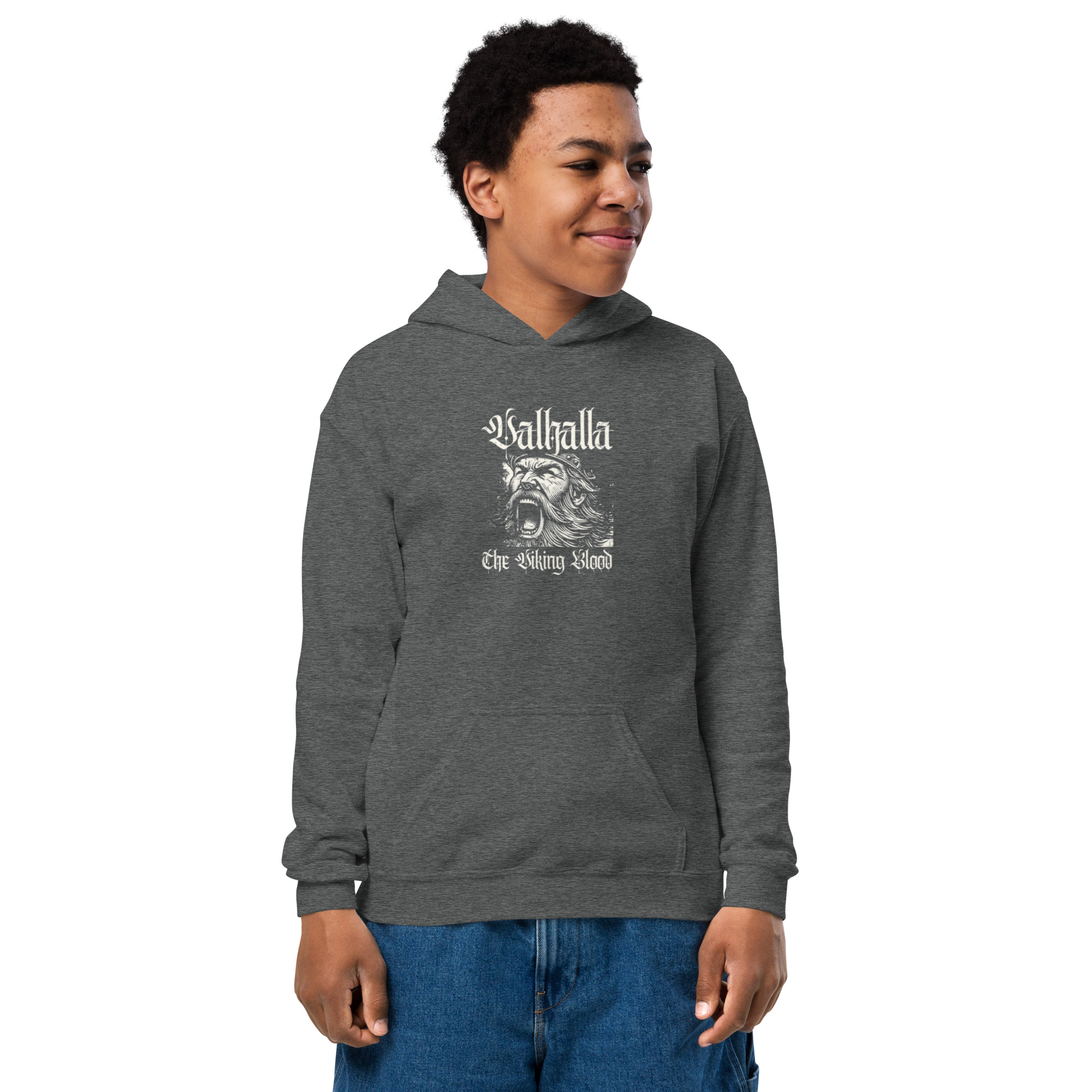 Valhalla Youth heavy blend hoodie - Image 8