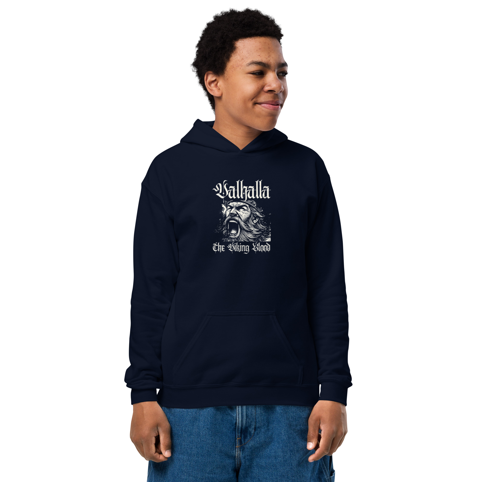 Valhalla Youth heavy blend hoodie - Image 9