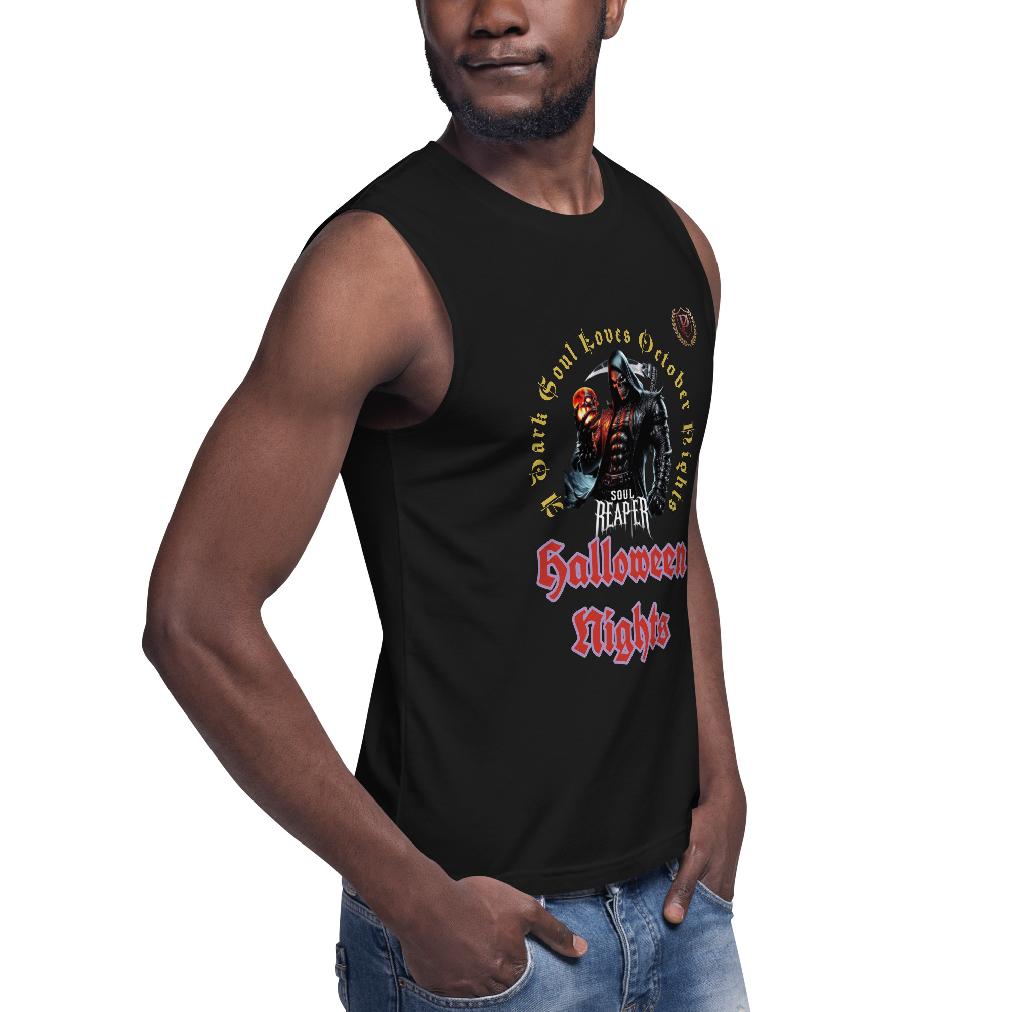 Halloween Muscle Shirt - Image 4