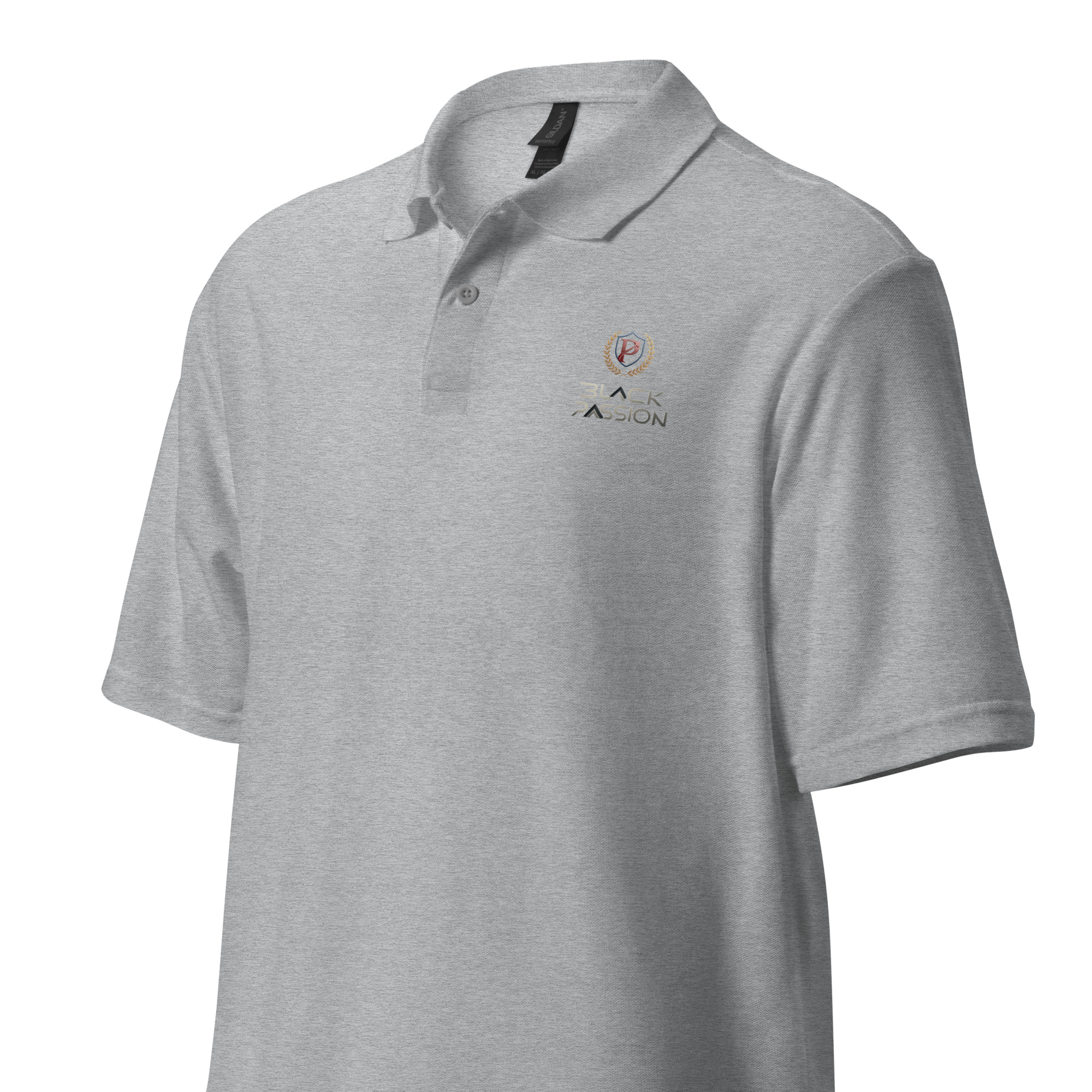 Unisex pique polo shirt - Image 3