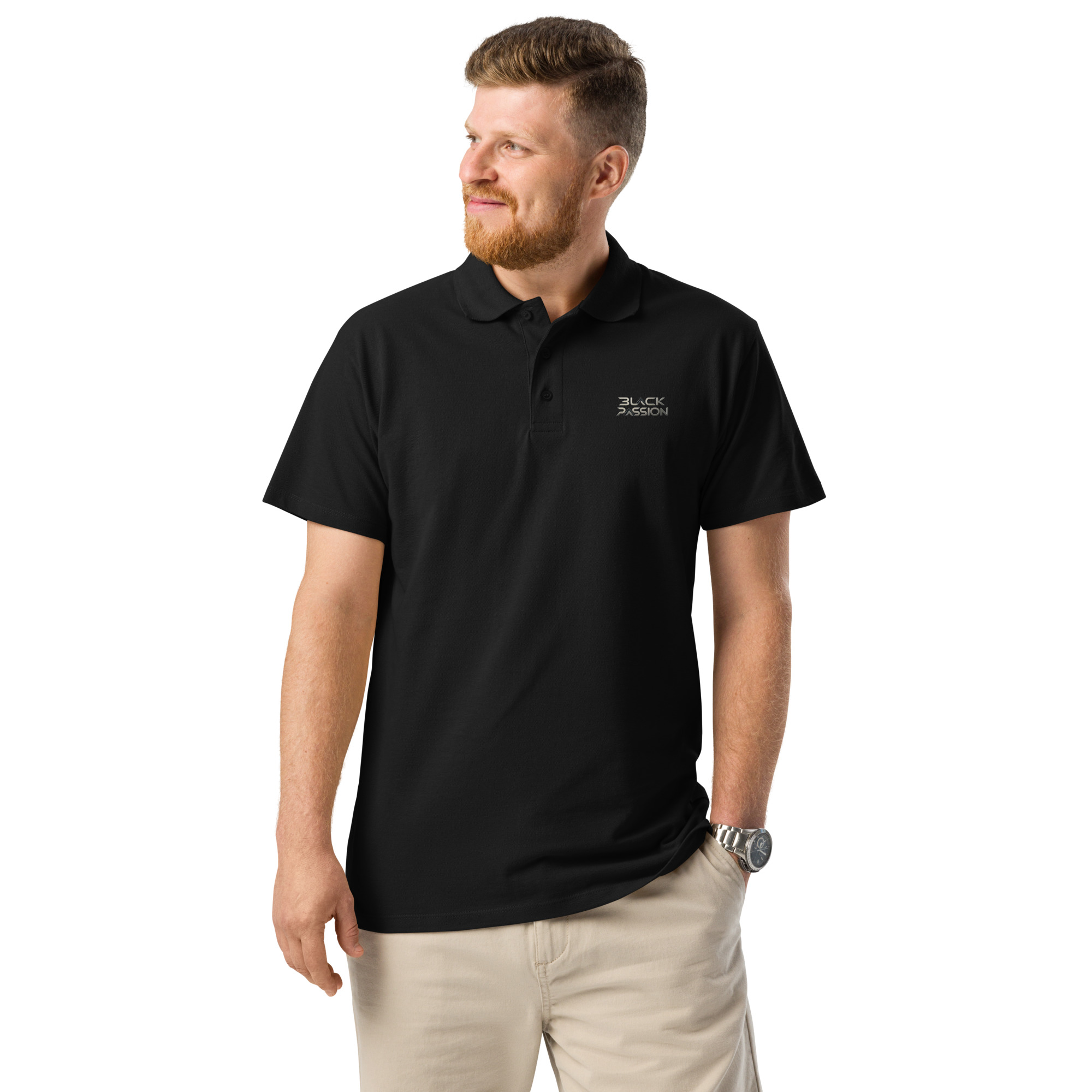 Premium pique polo shirt - Image 9