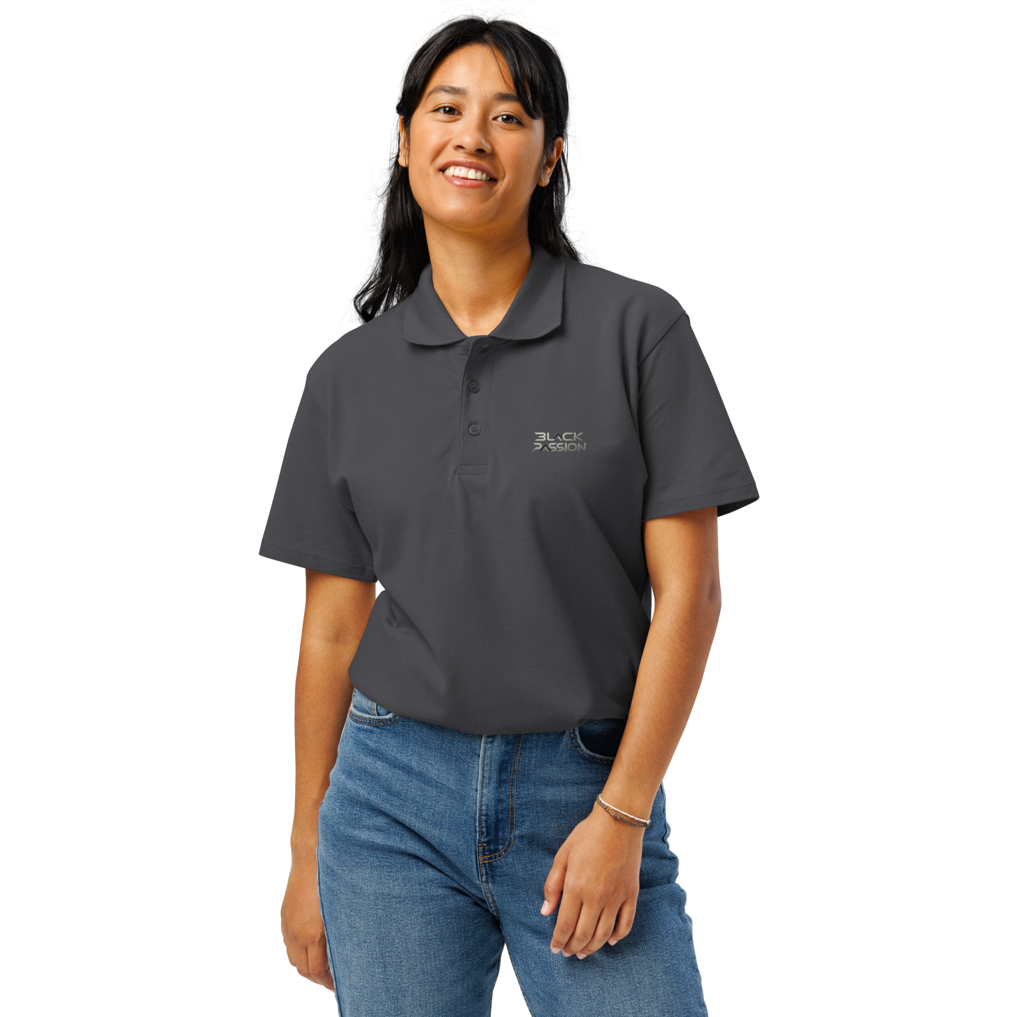 Premium pique polo shirt - Image 11