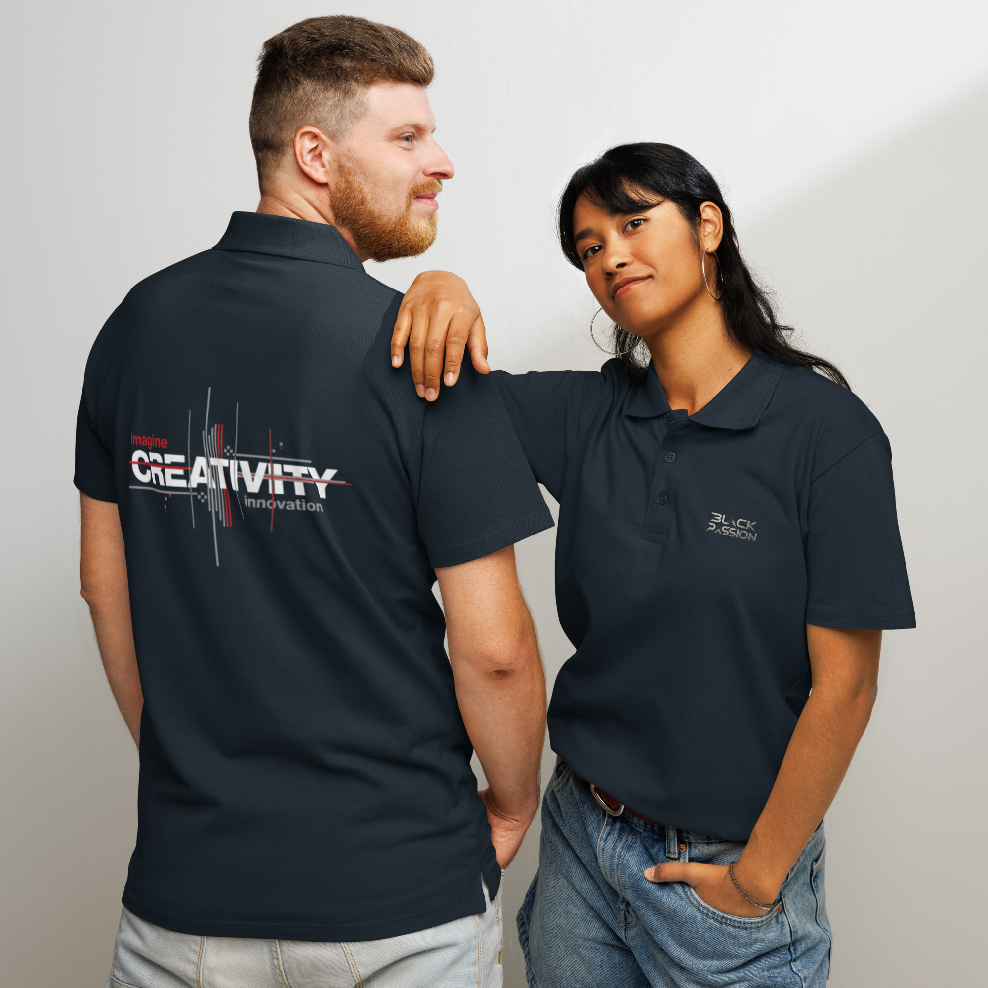 Premium pique polo shirt - Image 13