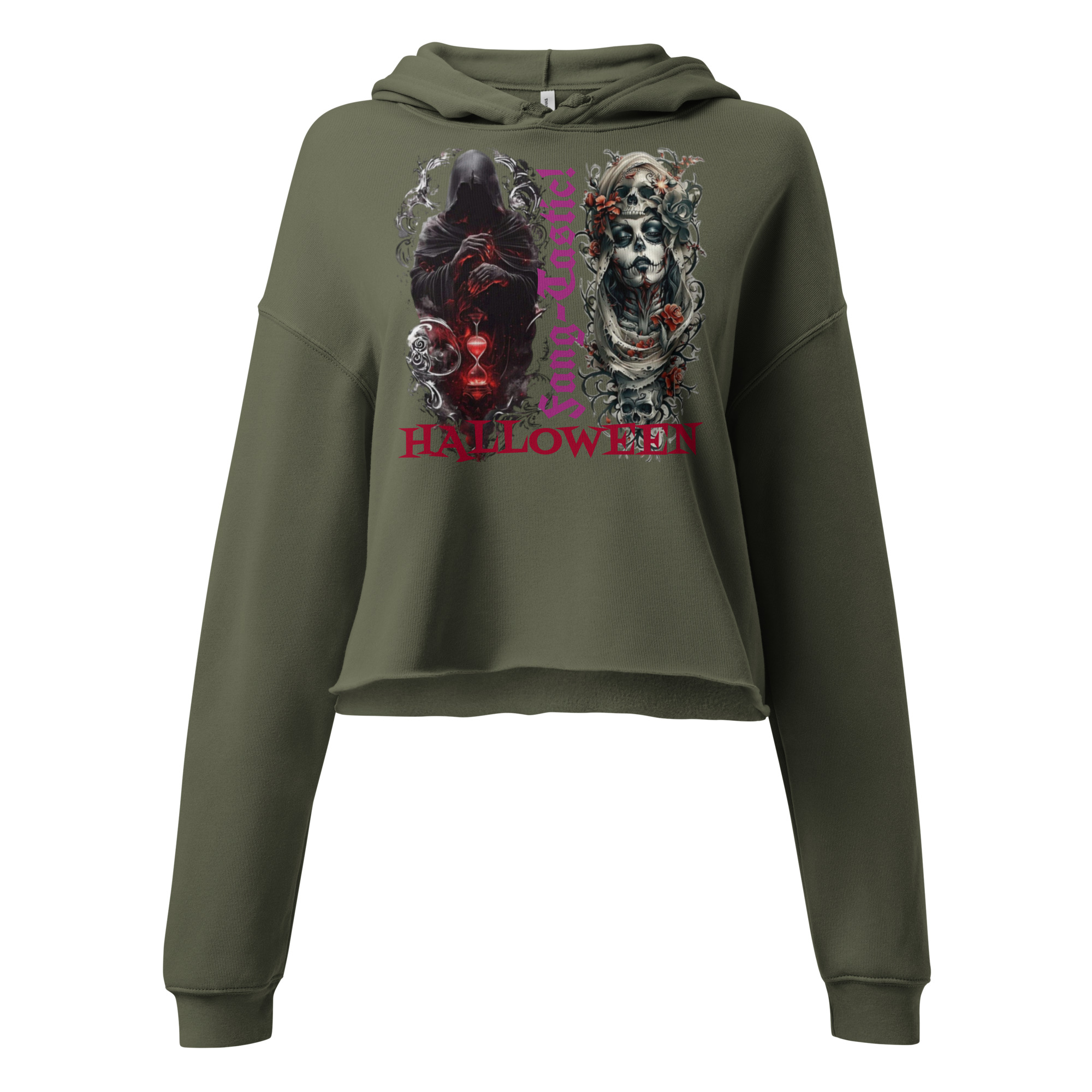Halloween Crop Hoodie - Image 3