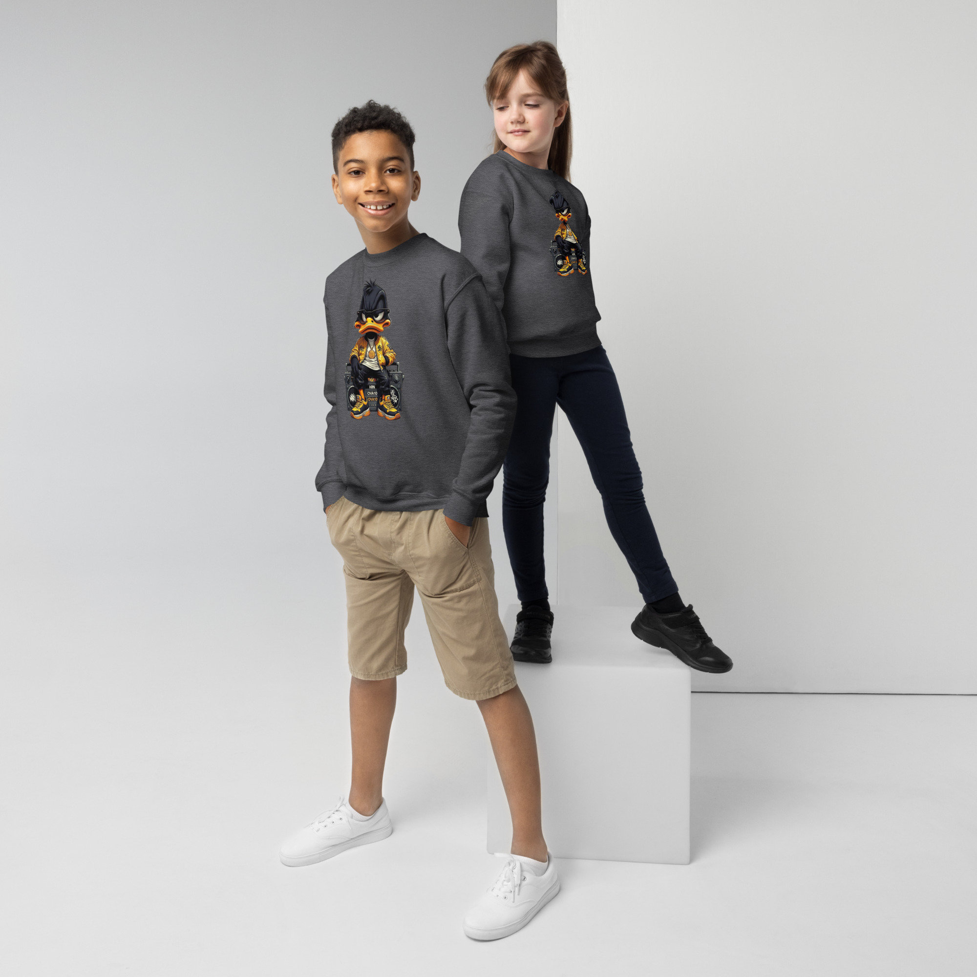 Youth crewneck sweatshirt - Image 11