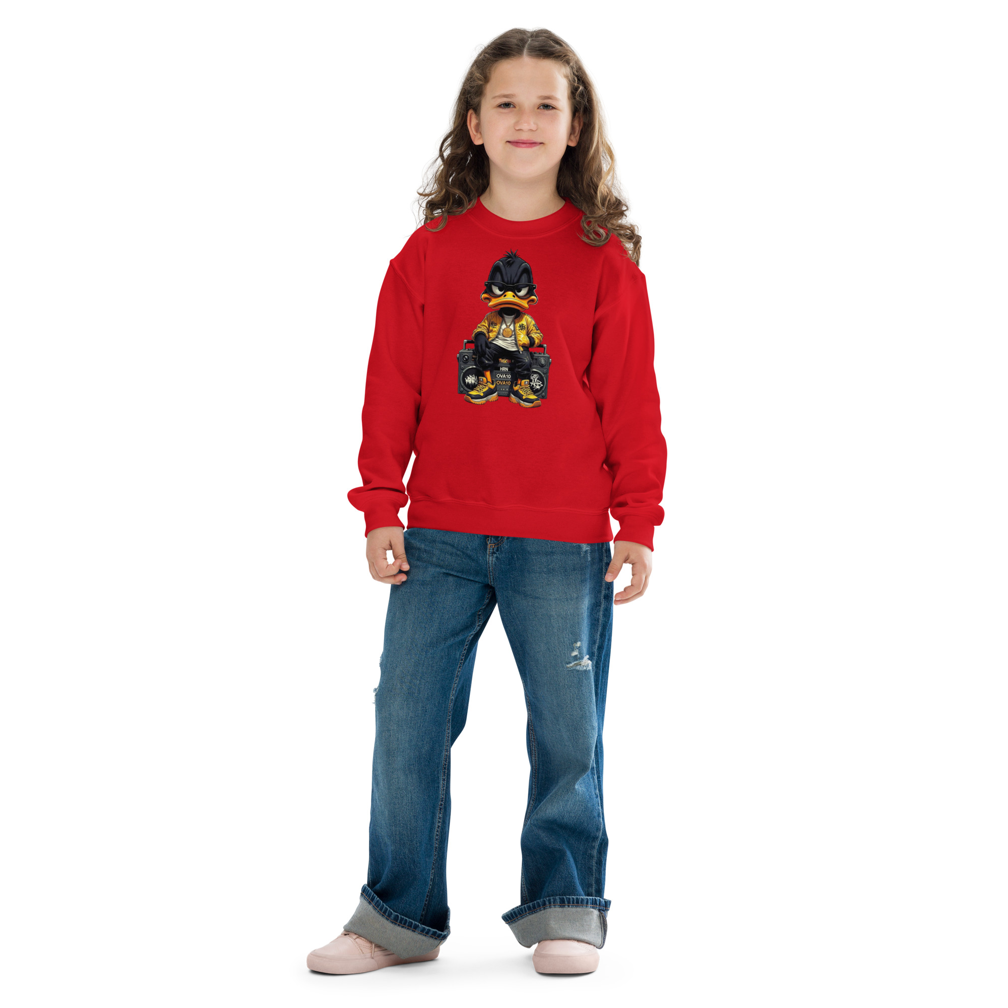Youth crewneck sweatshirt - Image 9
