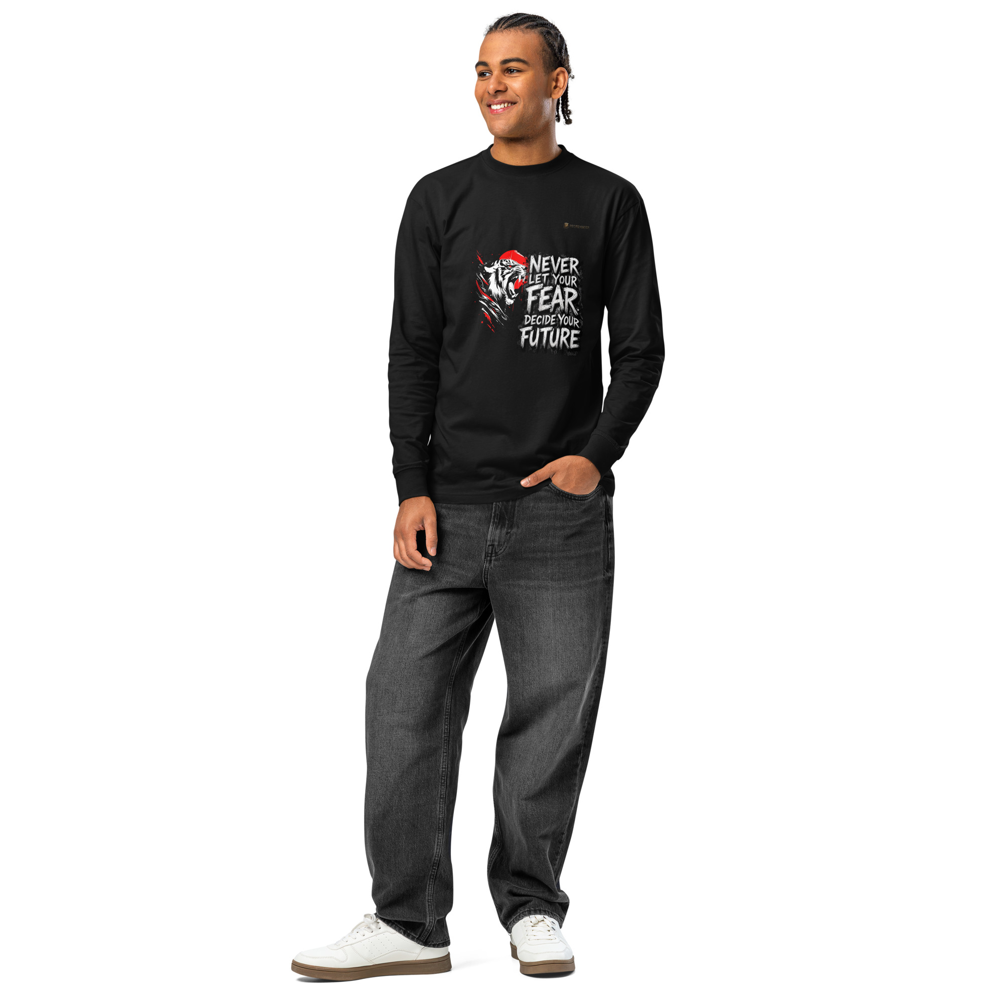 Men's heavyweight long sleeve t-shirt - Image 5