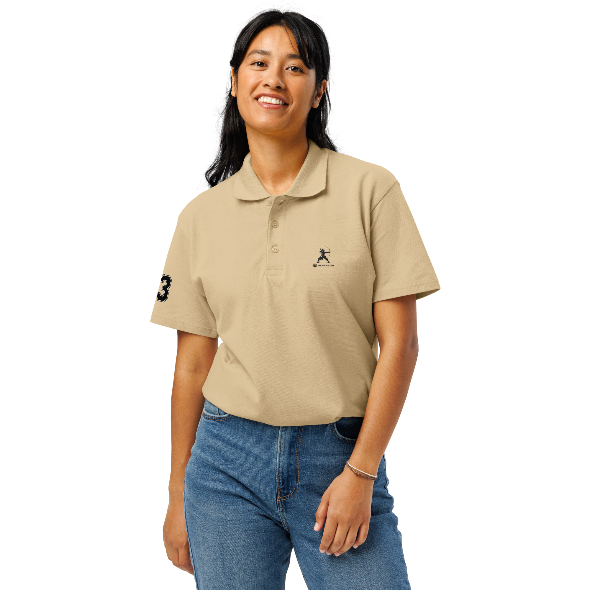 Premium pique polo shirt - Image 15