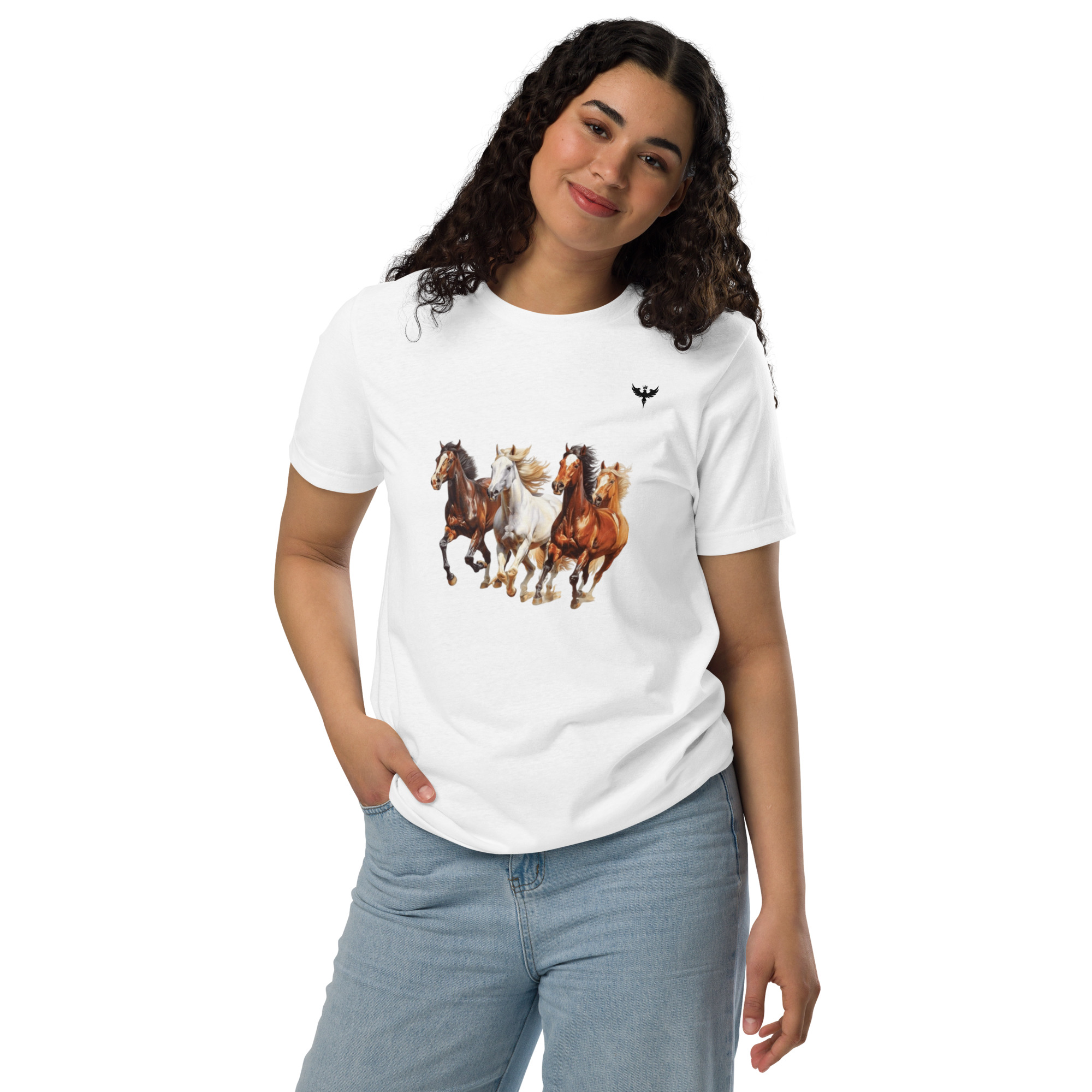 Horse Rider Unisex staple eco Sports t-shirt - Image 9