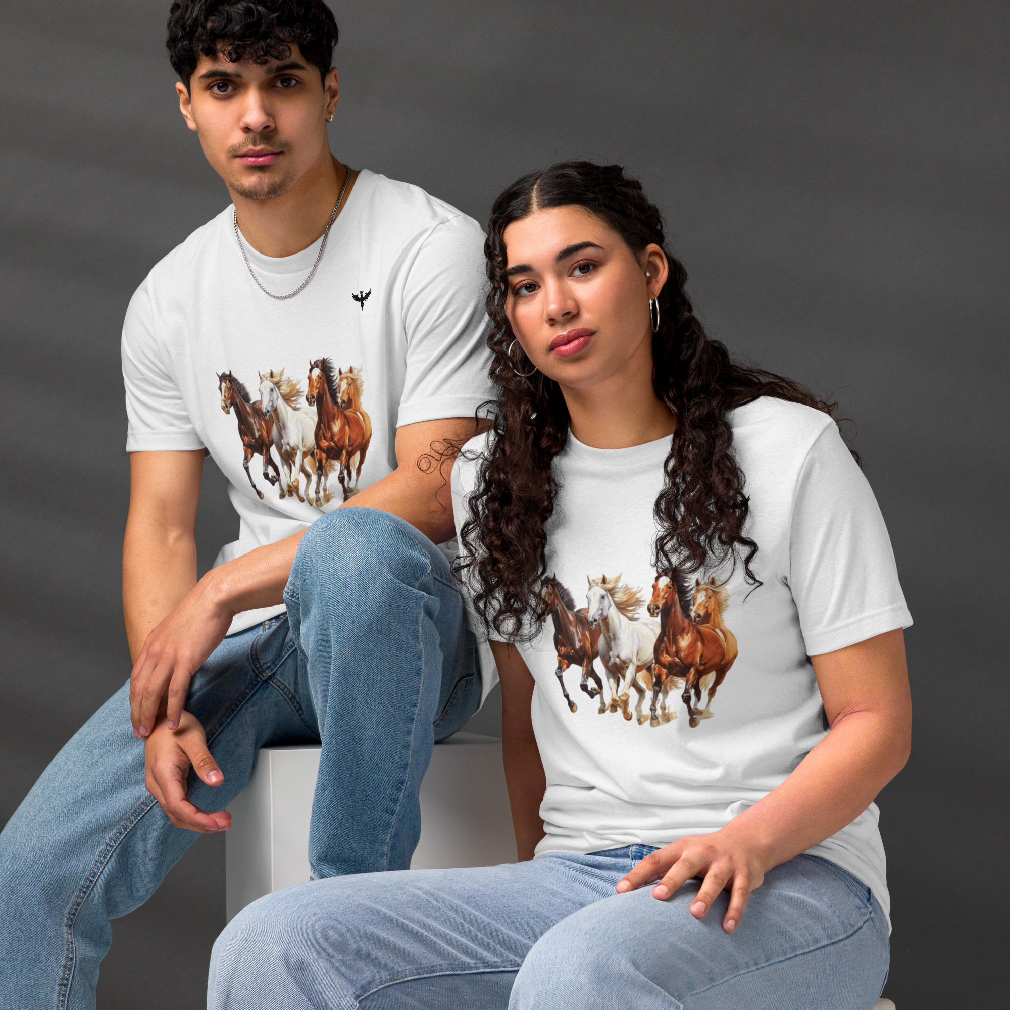 Horse Rider Unisex staple eco Sports t-shirt - Image 13