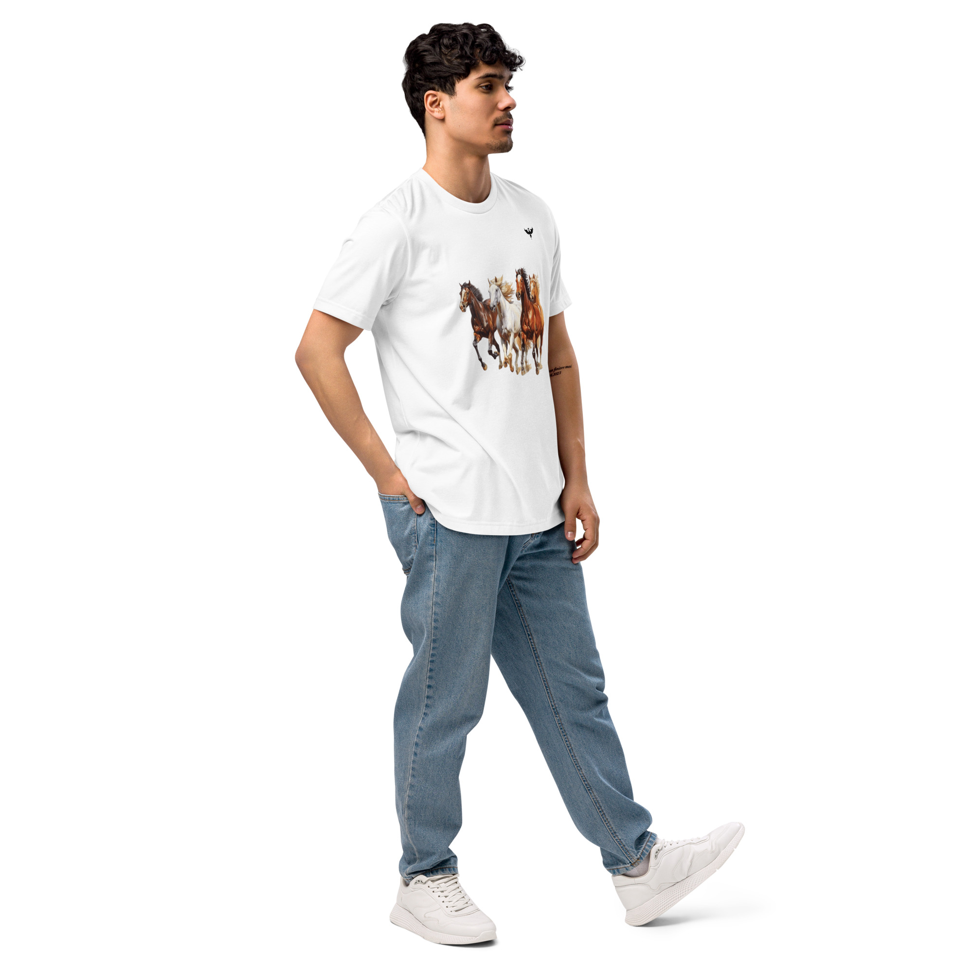 Horse Rider Unisex staple eco Sports t-shirt - Image 7