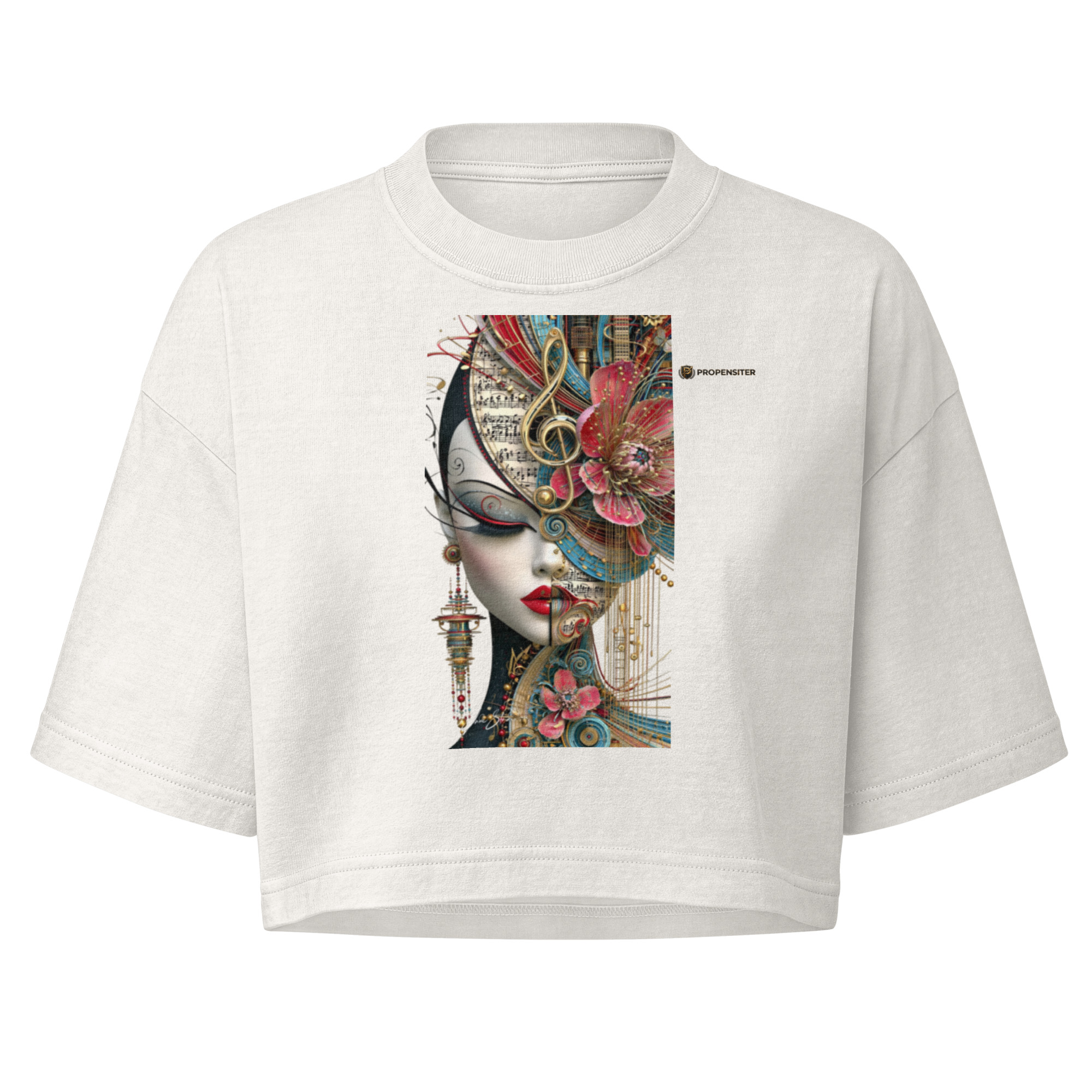 Women’s garment dye cropped tee - Image 3